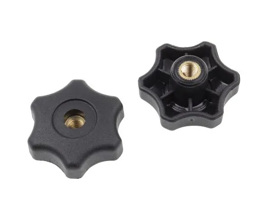 63-6565-19　RS PRO Black Multiple Lobes Clamping Knob, M8　161-234