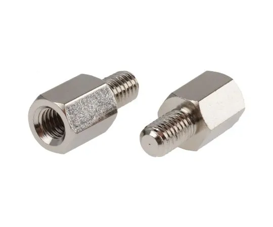 63-5120-81　RS PRO Brass Hex Standoff Male/Female, 10mm, M5 x M5　806-6632