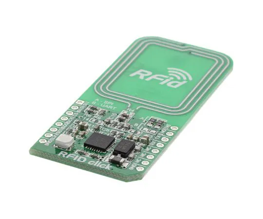 63-5134-13　MikroElektronika RFid click 13.56MHz RFID mikroBus Click Board for CR95HF - MIKROE-1434　MIKROE-1434
