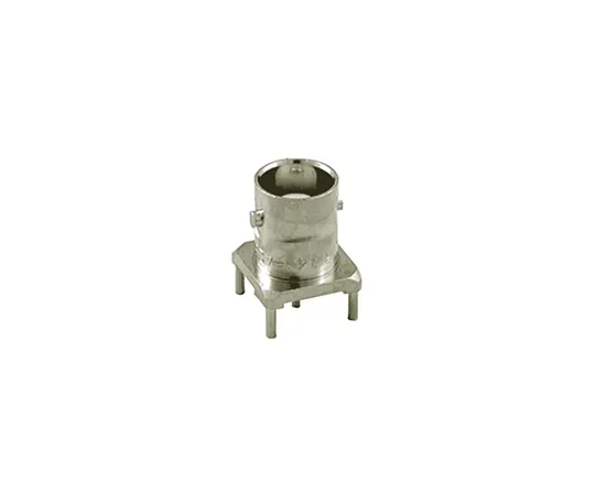 63-5020-93　Radiall Straight 50Ω PCB Mount BNC Connector, jack, Nickel, Through Hole Termination　R141426161