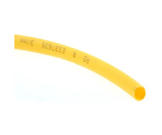 63-4979-20　RS Yellow No Heat Shrink Tubing 3mm Sleeve Dia. x 10m Length 3:1 Ratio　700-4475