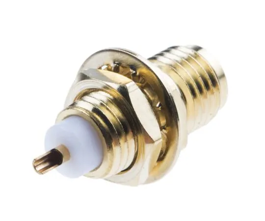 63-5180-64　RS Pro Straight 50Ω Panel Mount Bulkhead Fitting SMA Connector, Solder Termination Coaxial　921-0215
