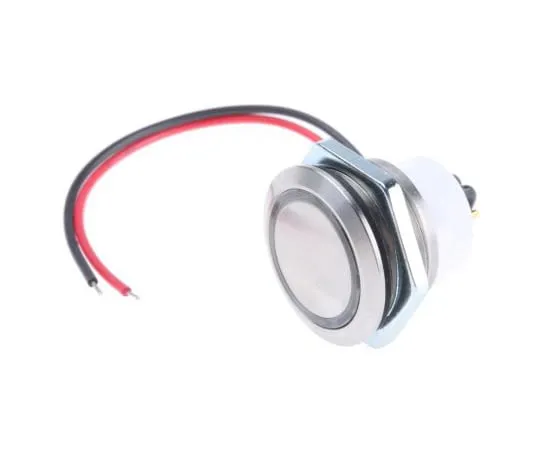 63-4983-68　ITW Single Pole Single Throw (SPST) Latching Red LED Push Button Switch, IP67, 17.98 (Dia.)mm, PCB　48M 612R