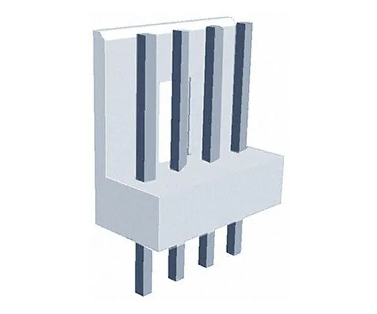 63-5016-95　TE Connectivity EI, 4 Way, 1 Row, Straight PCB Header　173081-4