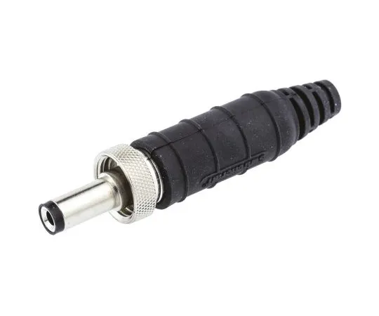 63-4986-84　Switchcraft DC Power Plug Rated At 5A, Cable Mount, length 57.1mm, Nickel Plate, IP68　761KS15