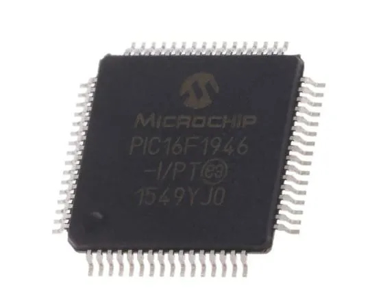 63-5024-39　Microchip, 8bit PIC Microcontroller, 32MHz, 14 kB Flash, 64-Pin TQFP　PIC16F1946-I/PT