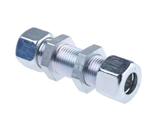63-6548-47　Parker Hydraulic Bulkhead Compression Tube Fitting M18 x 1.5 Made From Chromium Free Zinc Plated Steel　SV12LCF