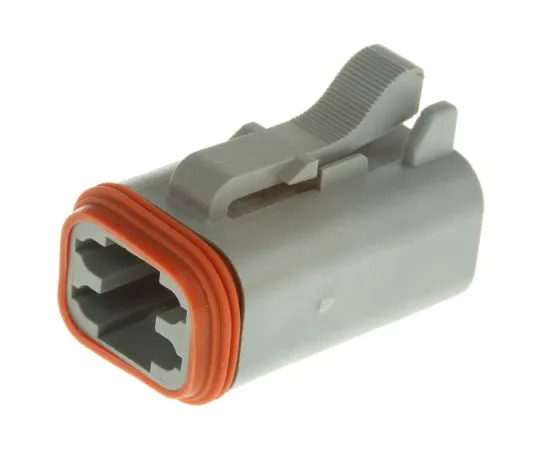 63-4973-75　Amphenol AT Series, 4 Way Cable Mount Plug Power Connector　AT06-4S