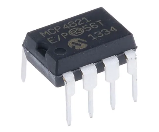 63-5085-77　Microchip MCP4821-E/P, Serial DAC, 8-Pin PDIP　MCP4821-E/P