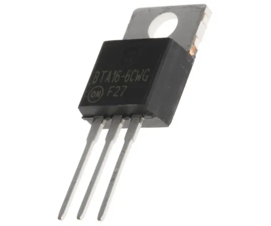 63-5114-39　BTA16-600CW3G 16A, 600V, TRIAC, Gate Trigger 1.7V 35mA, 3-pin, Through Hole, TO-220 Littelf***　BTA16-600CW3G