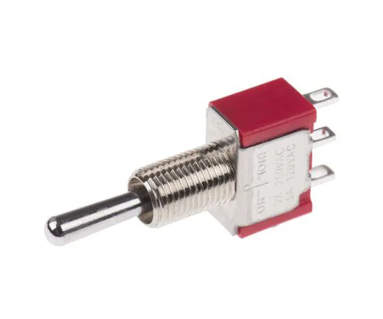 63-5035-95　RS PRO Single Pole Double Throw (SPDT) Toggle Switch, (On)-Off-On, Panel Mount　734-7145