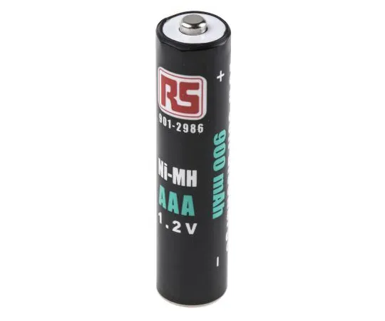 63-5168-05　RS PRO NiMH AAA Rechargeable Battery, 900mAh　901-2986