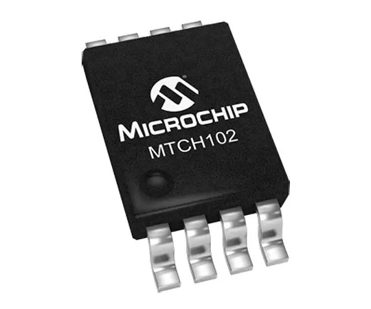 63-5171-77　MTCH102-I/MS, Capacitive Touch Screen Controller Simple I/O, 8-Pin MSOP　MTCH102-I/MS