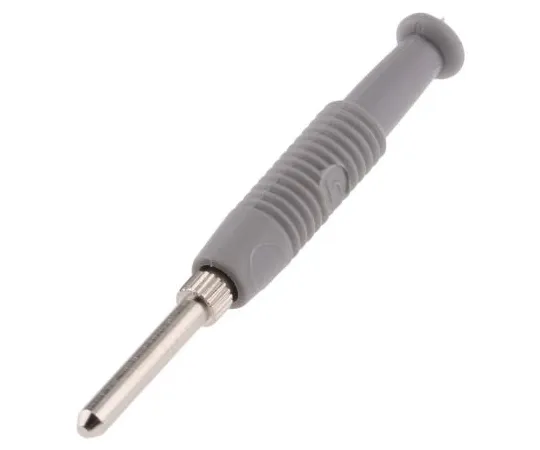 63-6546-16　Grey Male Banana Plug Solder 60V dc　973509106