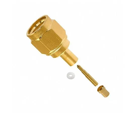 63-5162-59　Cinch Connectors Straight 50Ω Cable Mount SMA Connector, Crimp Termination RG178, RG196　142-0402-011