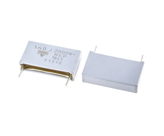 63-6550-35　Vishay 1nF Polypropylene Capacitor PP 2 kV dc, 700 V ac ±5% Tolerance Through Hole MKP1841 Series　MKP1841210204