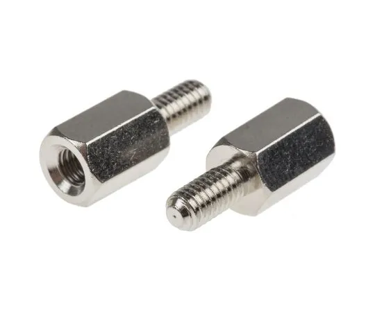 63-5120-93　RS PRO Brass Hex Standoff Male/Female, 10mm, M4 x M4　806-6714
