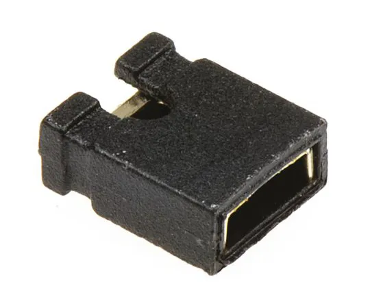 63-4940-24　ASSMANN WSW Jumper Female Straight Black Open Top 2 Way 1 Row 2.54mm Pitch　AKSPT/G BLACK