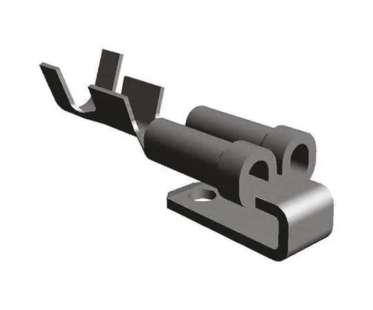 63-5013-99　TE Connectivity FASTON .110 Series Crimp Piggyback Terminal, 2.79 x 0.51mm, 0.3mm² to 0.8mm², 22AWG to 18AWG, Grey　62003-2