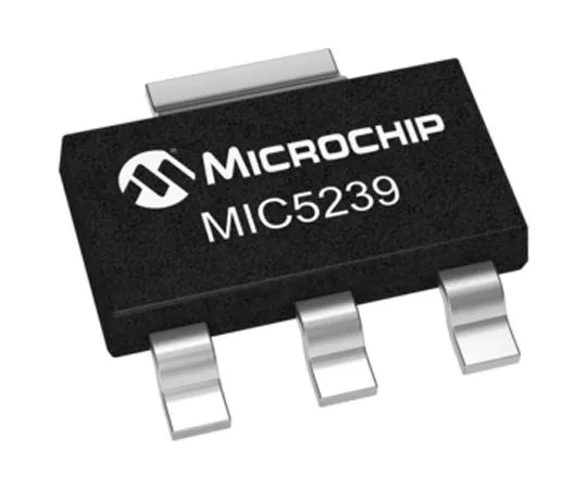 63-5174-93　Microchip MIC5239-3.3YS, LDO Regulator, 500mA, 3.3 V, ±1% 3+Tab-Pin, SOT-223　MIC5239-3.3YS