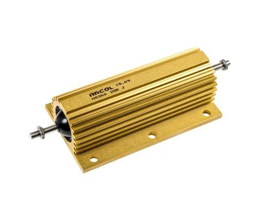 63-5037-02　Arcol HS300 Series Aluminium, Aluminium Ho***d Axial Wire Wound Panel Mount Resistor, 25Ω ±5% 300W　HS300 25R J