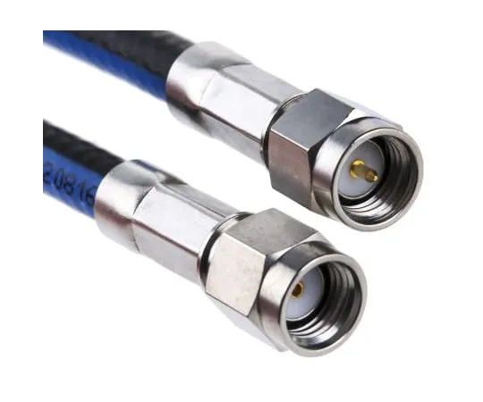 63-6548-89　Huber & Suhner Male SMA to Male RP-SMA Coaxial Cable, 50 Ω　30-07817-10/A