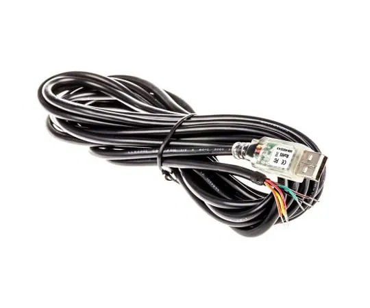 63-4963-38　FTDI Chip 5m Male USB to Wire Ended Black Interface Converter Cable　USB-RS232-WE-5000-BT 0.0