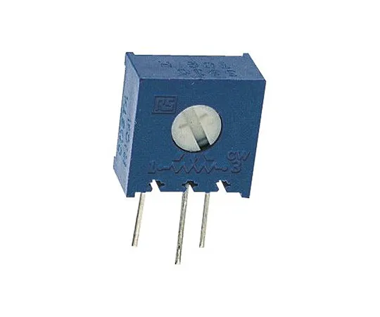 63-5048-29　1kΩ Through Hole Trimmer Potentiometer 0.5W Side Adjust Bourns 3386 Series　3386X-1-102LF