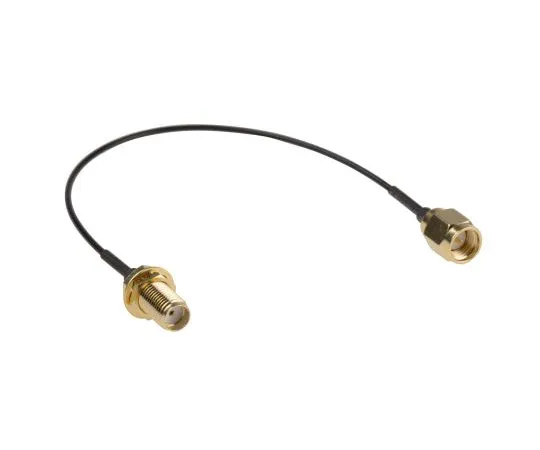 63-5109-06　RS PRO Black Male SMA to Female SMA RF Coaxial Cable, 50 Ω　794-2923