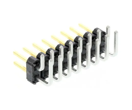 63-5081-56　Samtec TSW, 16 Way, 2 Row, Right Angle Pin Header　TSW-108-08-L-D-RA