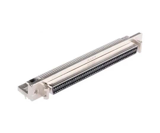 63-4958-12　TE Connectivity Amplimite .050 III Series, 100 Way Right Angle Through Hole PCB D-sub Connector Socket, 2.54mm Pitch,　5787082-9