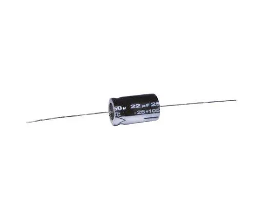 63-4990-50　RS PRO 3300μF 50V dc Aluminium Electrolytic Capacitor, Through Hole 22 (Dia.) x 42mm +105°C 22mm 42mm　707-6691