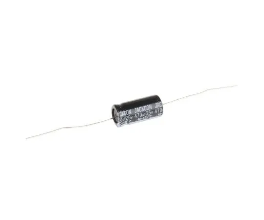 63-4990-33　RS PRO 470μF 25V dc Aluminium Electrolytic Capacitor, Through Hole 10 (Dia.) x 21mm +105°C 10mm 21mm　707-6629