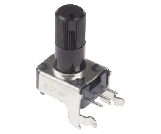 63-5029-67　Alps Electric 1 Gang Rotary Potentiometer with a 6 mm Dia. Shaft, 10kΩ, ±20%, 0.05W, Linear RK09K1110A0J　RK09K1110A0J