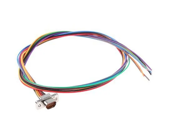 63-5085-48　ITT Cannon MDM Series 1.27mm Pitch 9 Way Straight Micro-D Connector, Socket, Aluminium Alloy Shell, 457.2mm Lead　MDM-9SH003B-A174