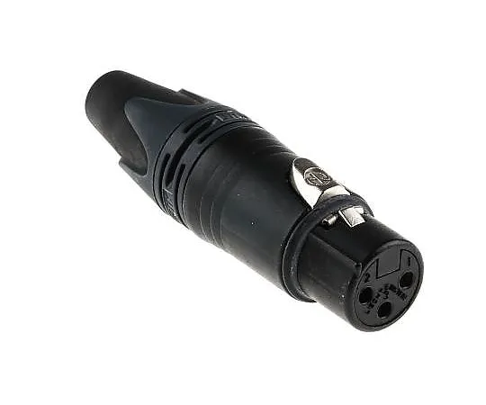 63-5160-89　Neutrik 3 Way Cable Mount XLR Connector, Female, Au over Ni Plated Contacts, 