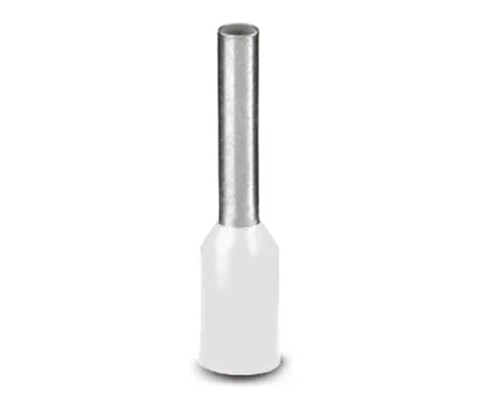 63-5118-08　Phoenix Contact AI Series Insulated Crimp Bootlace Ferrule, 10mm Pin Length, 1.1mm Pin Diameter, 0.5mm² Wire Size, White　3201275