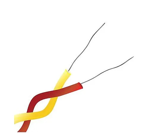63-5127-67　Thermocouple & Extension Wire Type K, -75 → +260 °C 2 Core PFA Teflon Sheath 100m　814-0042