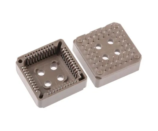 63-4982-83　Preci-Dip 1.27mm Pitch Female PLCC Socket, 44 Way, Through Hole, Tin Plated Contacts 1A　540-88-044-24-008