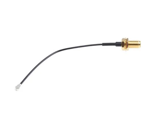63-5108-99　RS PRO Black Female SMA to Male U.FL RF Coaxial Cable, 50 Ω　794-2894