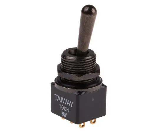 63-5131-72　RS PRO Double Pole Double Throw (DPDT) Toggle Switch, (On)-On, IP67, PCB　820-0508