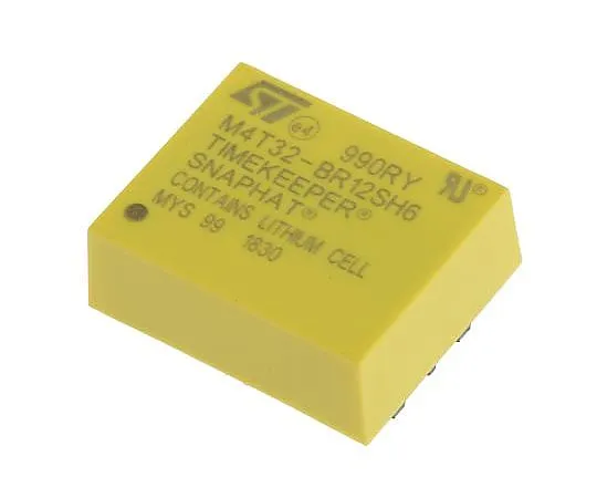 63-5004-45　STMicroelectronics M4T32-BR12SH6, Lithium Battery Charger IC, 3 V 4-Pin, SNAPHAT　M4T32-BR12SH6