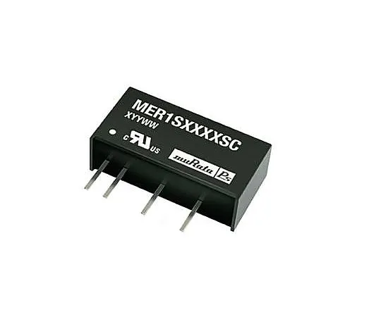 63-5027-09　Murata Power Solutions MER1 1W Isolated DC-DC Converter Through Hole, Voltage in 10.8 → 13.2 V dc, Voltage out　MER1S1215SC