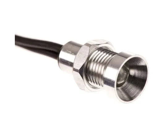63-5052-50　Oxley IP67 Panel Mount LED Indicator, 12 V ac - Colour(s):White　OXL/CLH/80/12AC/FL30/White