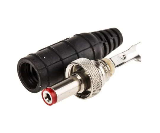 63-4986-85　Switchcraft DC Power Plug, Cable Mount, length 57.1mm, Nickel Plate　767KS15