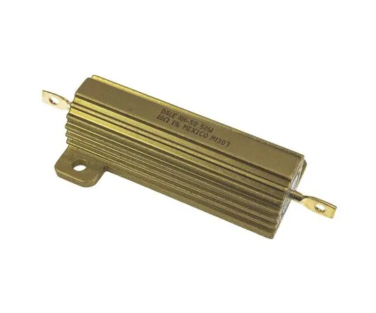 63-4957-46　Vishay RH050 Series Aluminium Ho***d Axial Wire Wound Panel Mount Resistor, 10Ω ±1% 50W　RH05010R00FE02