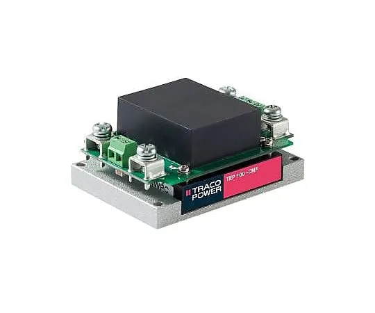 63-5049-36　TRACOPOWER TEP 100 100W Isolated DC-DC Converter Chassis Mount, Voltage in 9 → 18 V dc, Voltage out 24V dc　TEP 100-1215-CMF