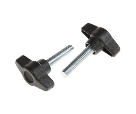 63-6567-72　RS PRO Black Wing Clamping Knob, M8　169-294
