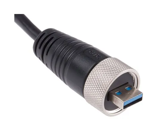 63-6829-45　RS PRO Male USB A to Mountable Male USB A USB Cable, 2m, USB 3.0　122-3033