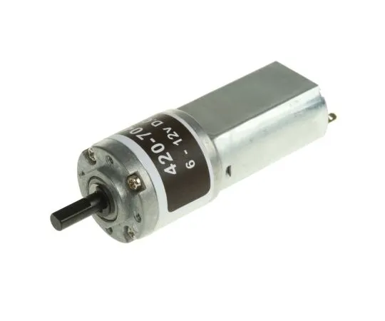 63-6642-53　RS PRO Brushed Geared DC Geared Motor, 1.5 W, 12 V, 20 Ncm, 76 rpm, 4mm Shaft Diameter　420-704